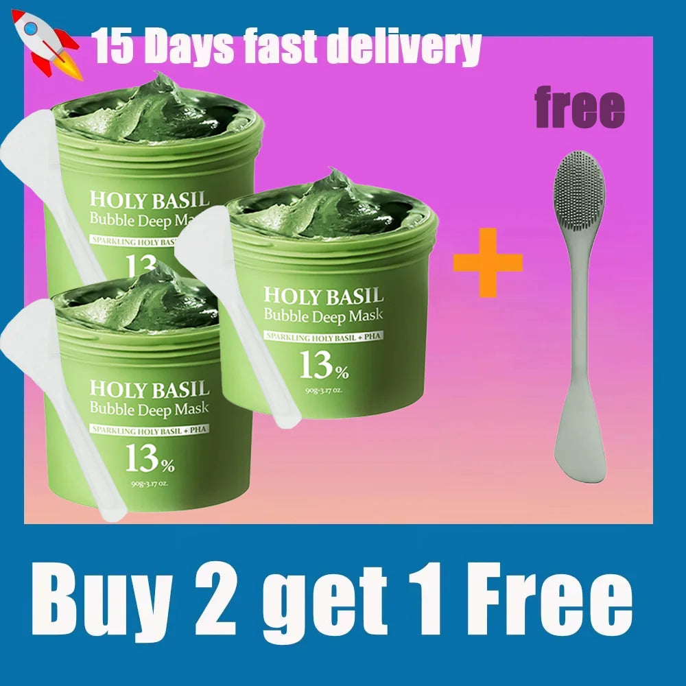 Holy Basil Sparking Bubble Mask 90g.