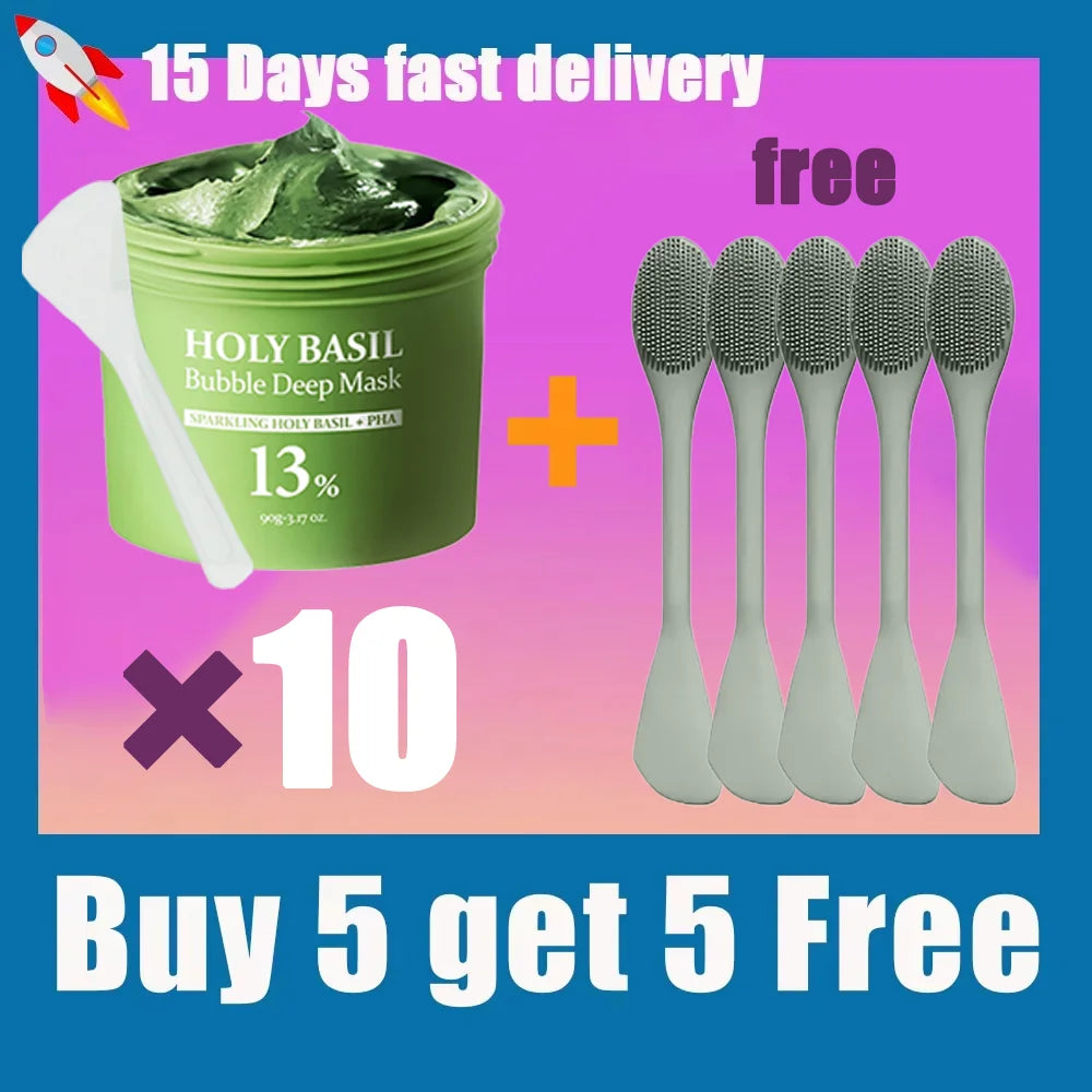 Holy Basil Sparking Bubble Mask 90g.